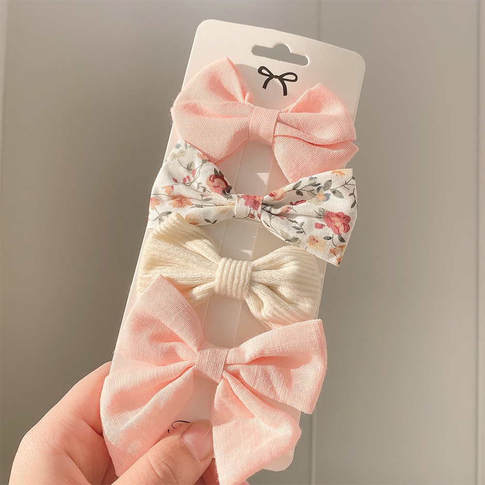 Baby Girl Hair Bows (4 pcs)